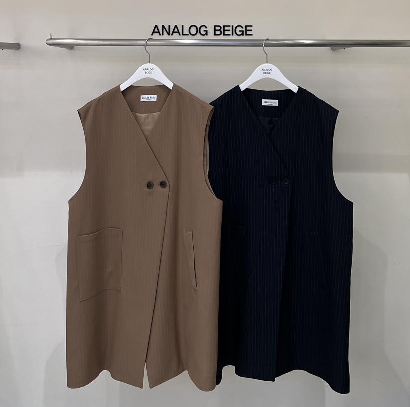 ANGLOG BEIGE東大門直郵女裝新品真品人氣25春夏推薦熱賣馬甲ANGLOG BEIGE馬甲