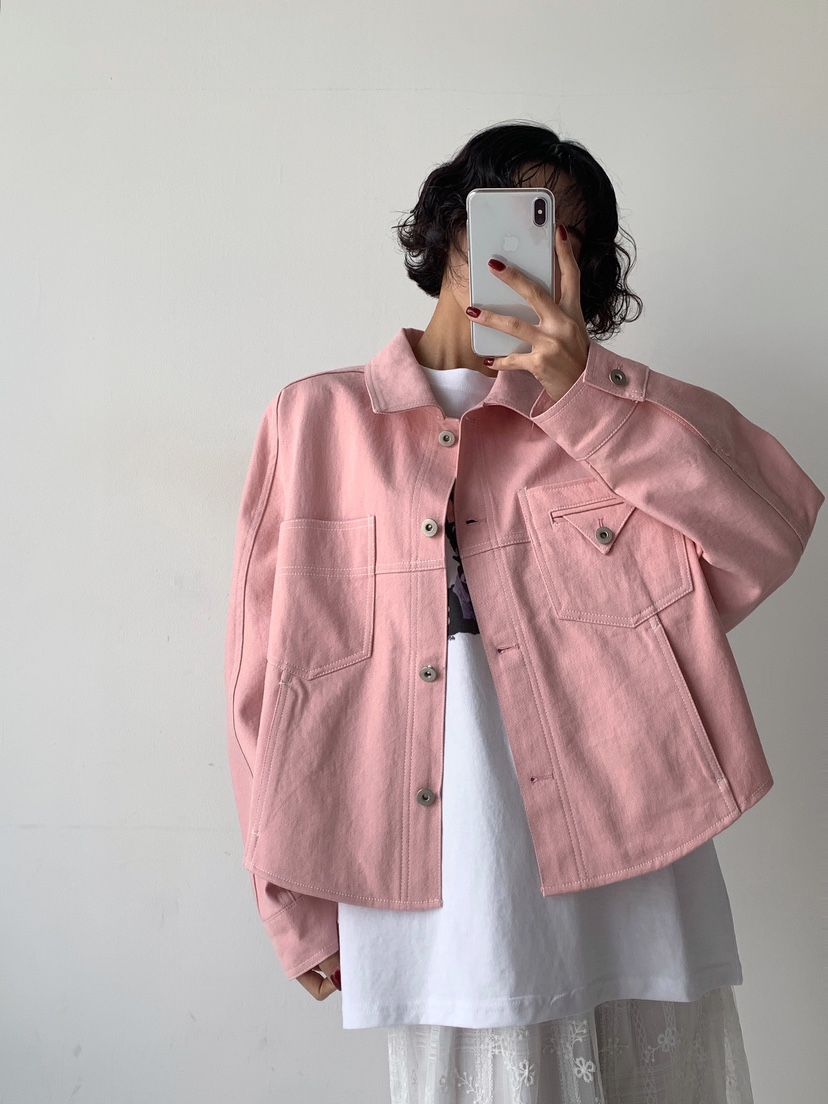 ANGLOG BEIGE東大門實拍女裝新品25春夏真品時尚職業熱賣夾克ANGLOG BEIGE夾克圖色1