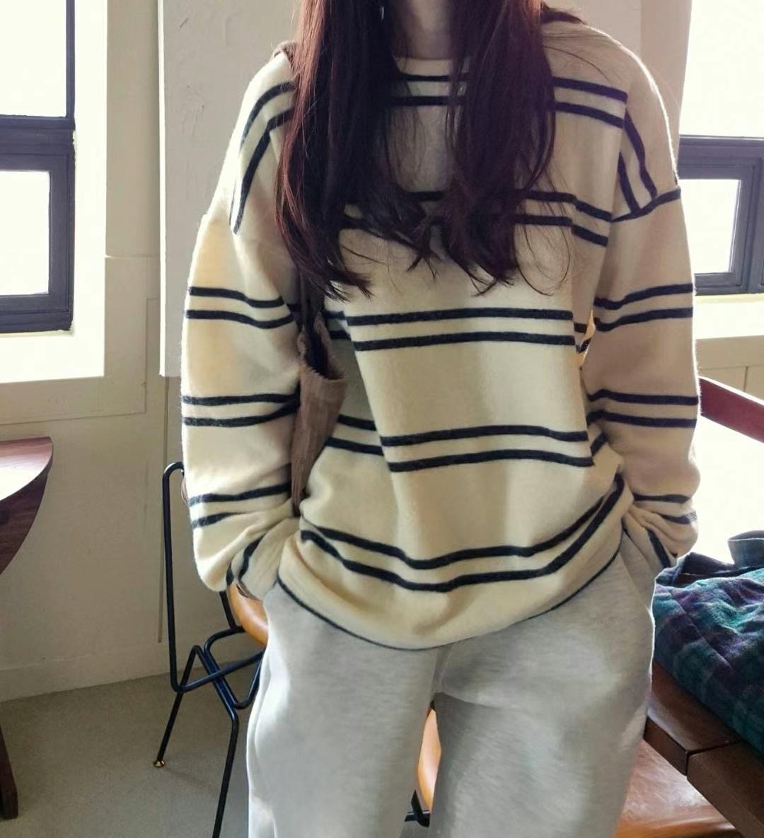 BUTTERING東大門代購女士新款休閑推薦25春夏職業時尚長袖T恤ARLOW長袖T恤圖色1