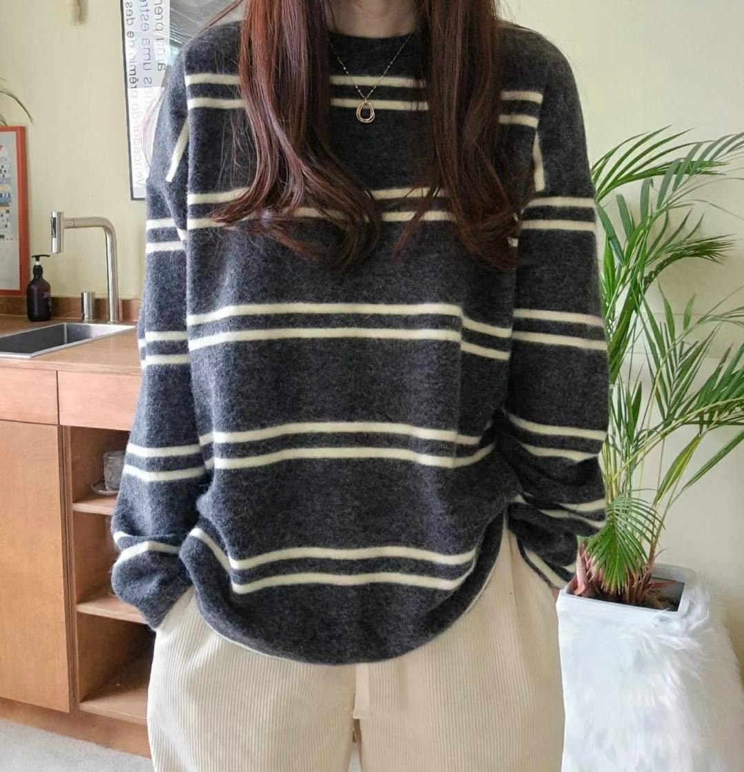BUTTERING東大門代購女士新款休閑推薦25春夏職業時尚長袖T恤ARLOW長袖T恤圖色2