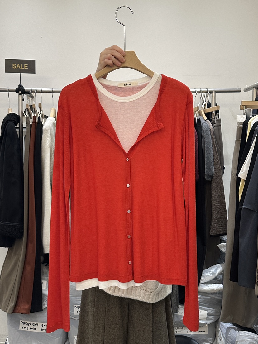 HEIZE直郵韓國代購女裝新品休閑真品時尚25春夏熱賣長袖T恤HEIZE長袖T恤圖色3