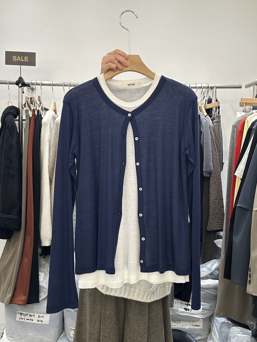 HEIZE直郵韓國代購女裝新品休閑真品時尚25春夏熱賣長袖T恤HEIZE長袖T恤圖色4