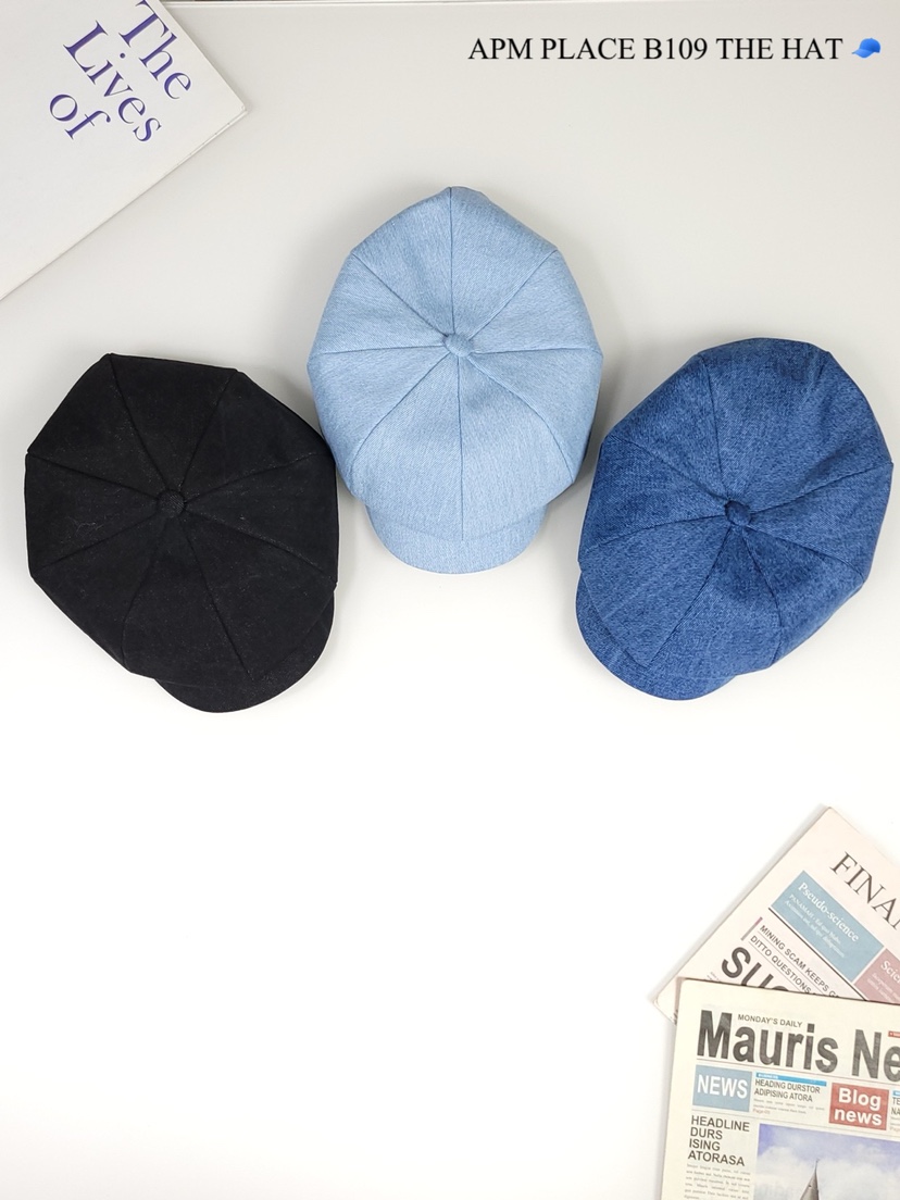 THE HAT-P韓國直郵東大門代購女裝新品職業25春季真品帽子THE HAT帽子