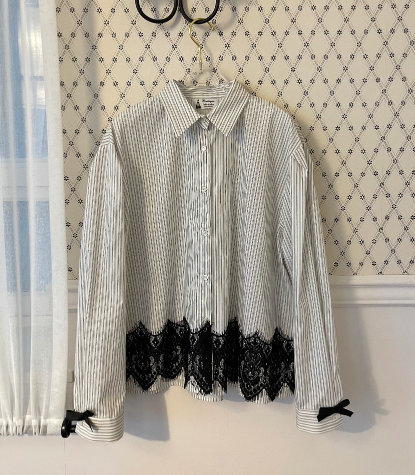 BOUTIQUE-L韓國直郵女裝新品推薦25春季25春夏真品襯衫蕾絲衫BOUTIQUE-L襯衫/蕾絲衫圖色3