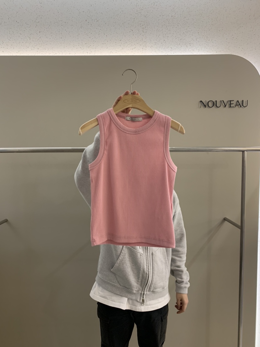 NOUVEAU韓國直郵女裝新款熱賣推薦25春夏真品職業時尚吊帶背心NOUVEAU吊帶/背心圖色2