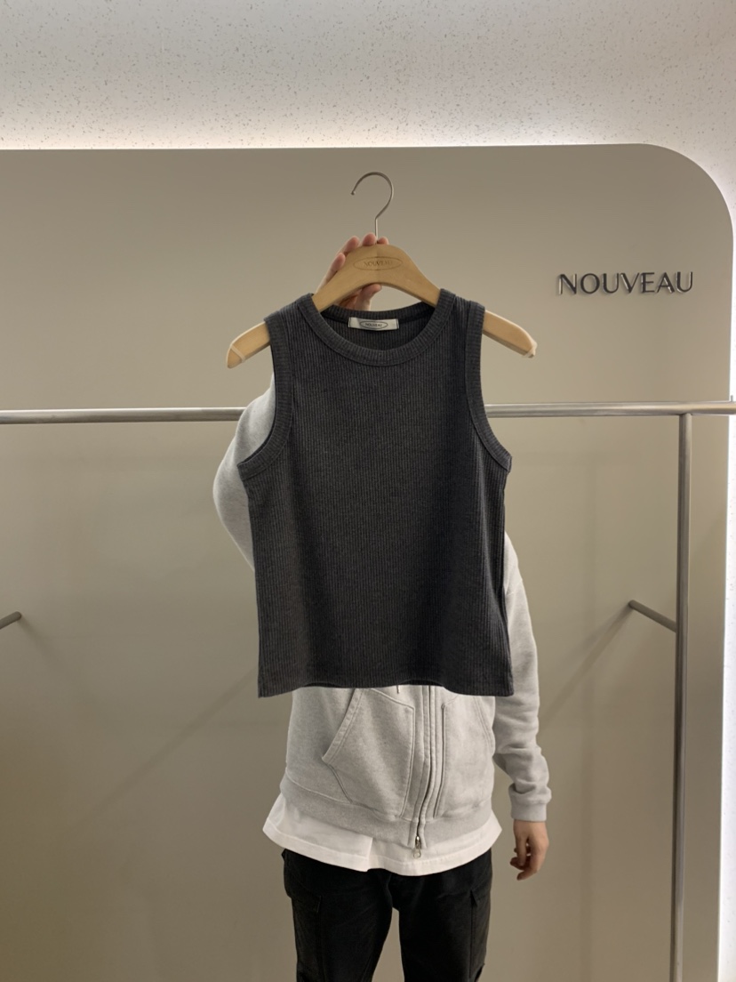 NOUVEAU韓國直郵女裝新款熱賣推薦25春夏真品職業時尚吊帶背心NOUVEAU吊帶/背心圖色4