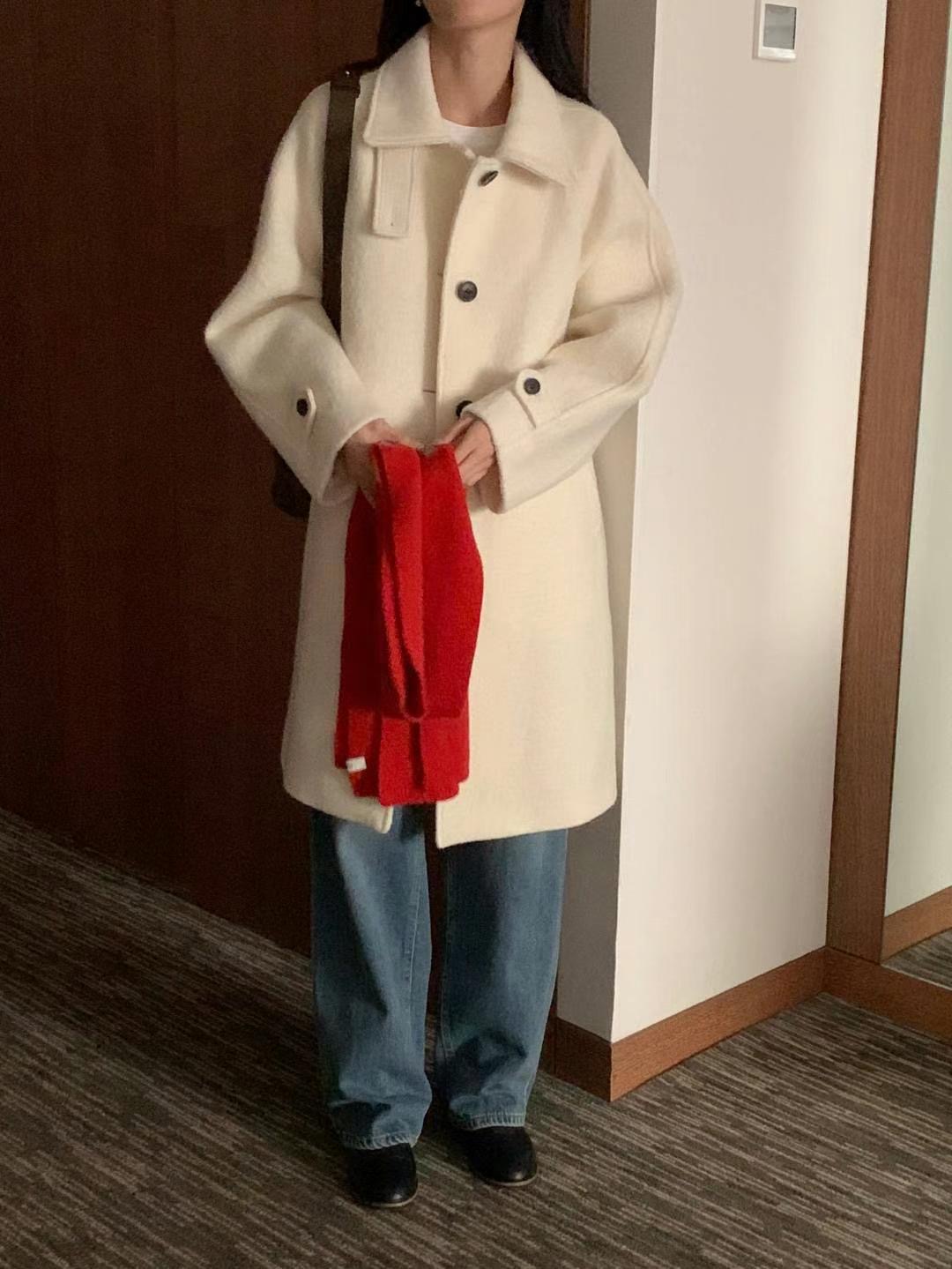 UN.TOY-언토이-T韓國直郵東大門實拍女裝新品職業中長款大衣UN.TOY中長款大衣
