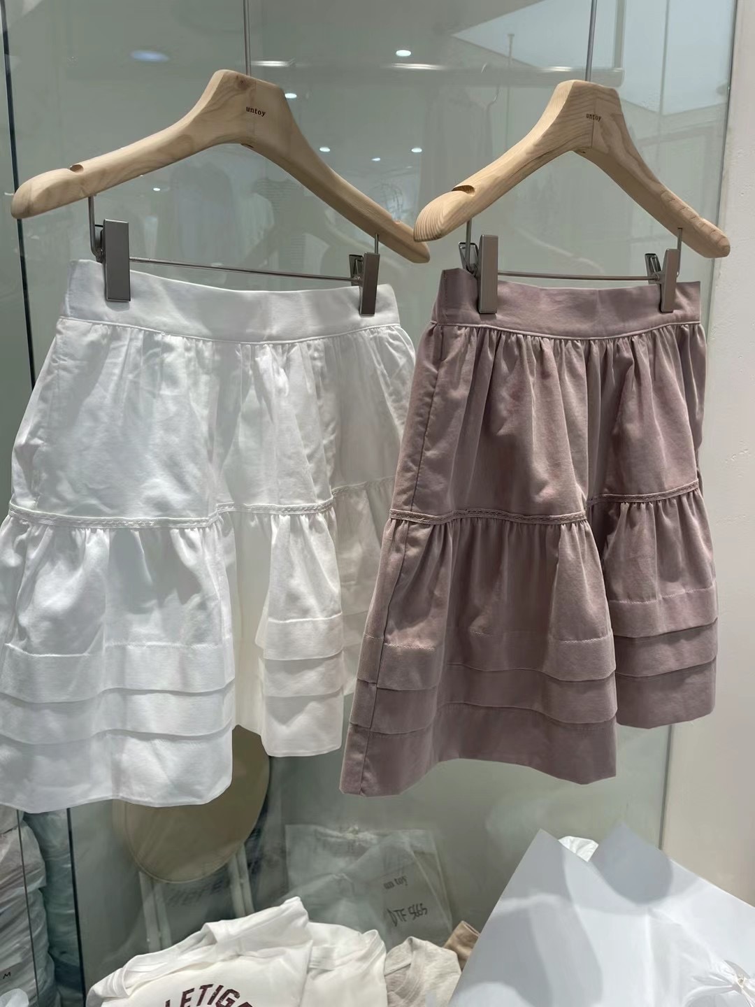 UN.TOY-언토이-T韓國直郵女裝新品休閑職業25春夏時尚短裙UN.TOY短裙