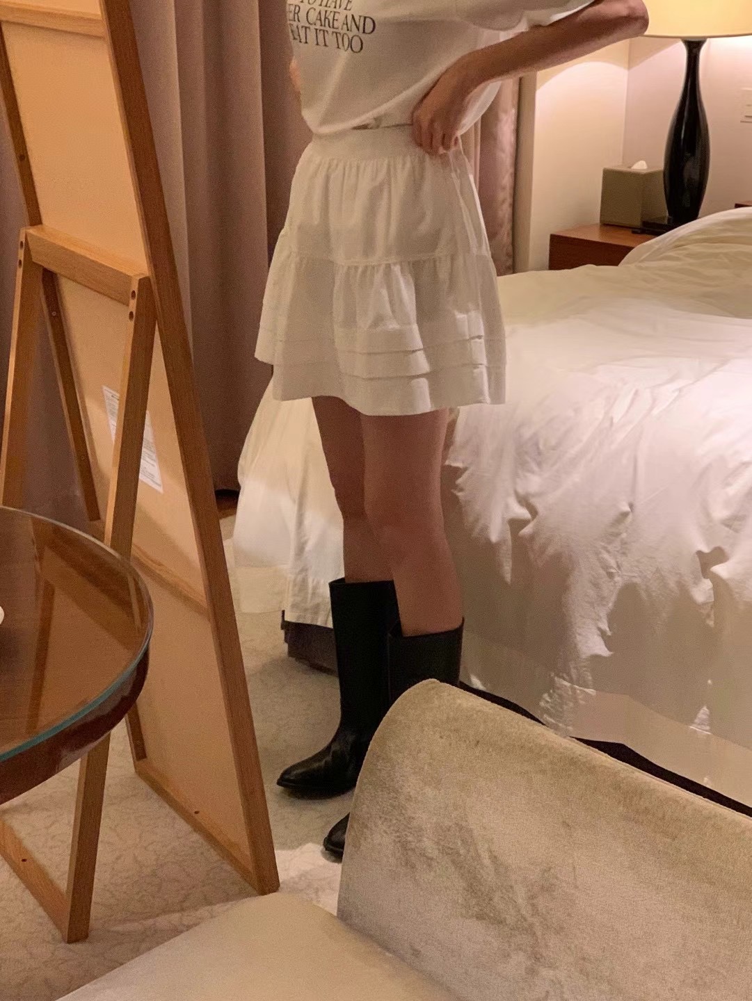 UN.TOY-언토이-T韓國直郵女裝新品休閑職業25春夏時尚短裙UN.TOY短裙