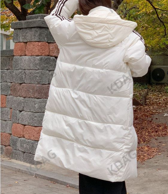 THE CLEANING-클리닝-T韓國直郵東大門實拍女裝新品休閑長款棉服填充THE CLEANING長款棉服