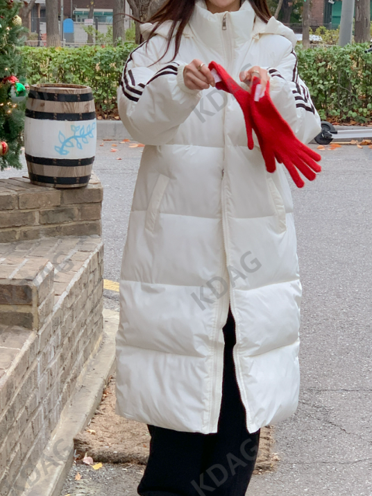 THE CLEANING-클리닝-T韓國直郵東大門實拍女裝新品休閑長款棉服填充THE CLEANING長款棉服