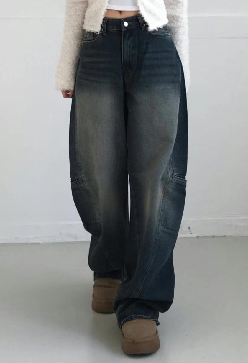 1one.chaser韓國直郵東大門實拍女裝新品25春夏人氣牛仔褲1one.chaser牛仔褲