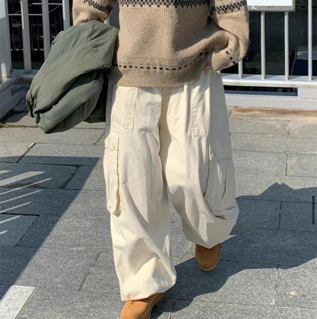 1one.chaser韓國直郵東大門實拍女裝新款真品25春季休閑褲1one.chaser休閑褲