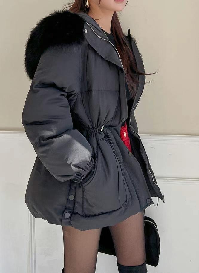 LAURENT韓國直郵東大門代購女裝新款休閑熱賣職業短款棉服填充LAURENT短款棉服