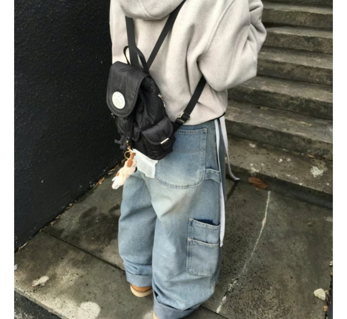 1one.chaser東大門直郵女裝新品推薦職業時尚休閑人氣牛仔褲1one.chaser牛仔褲