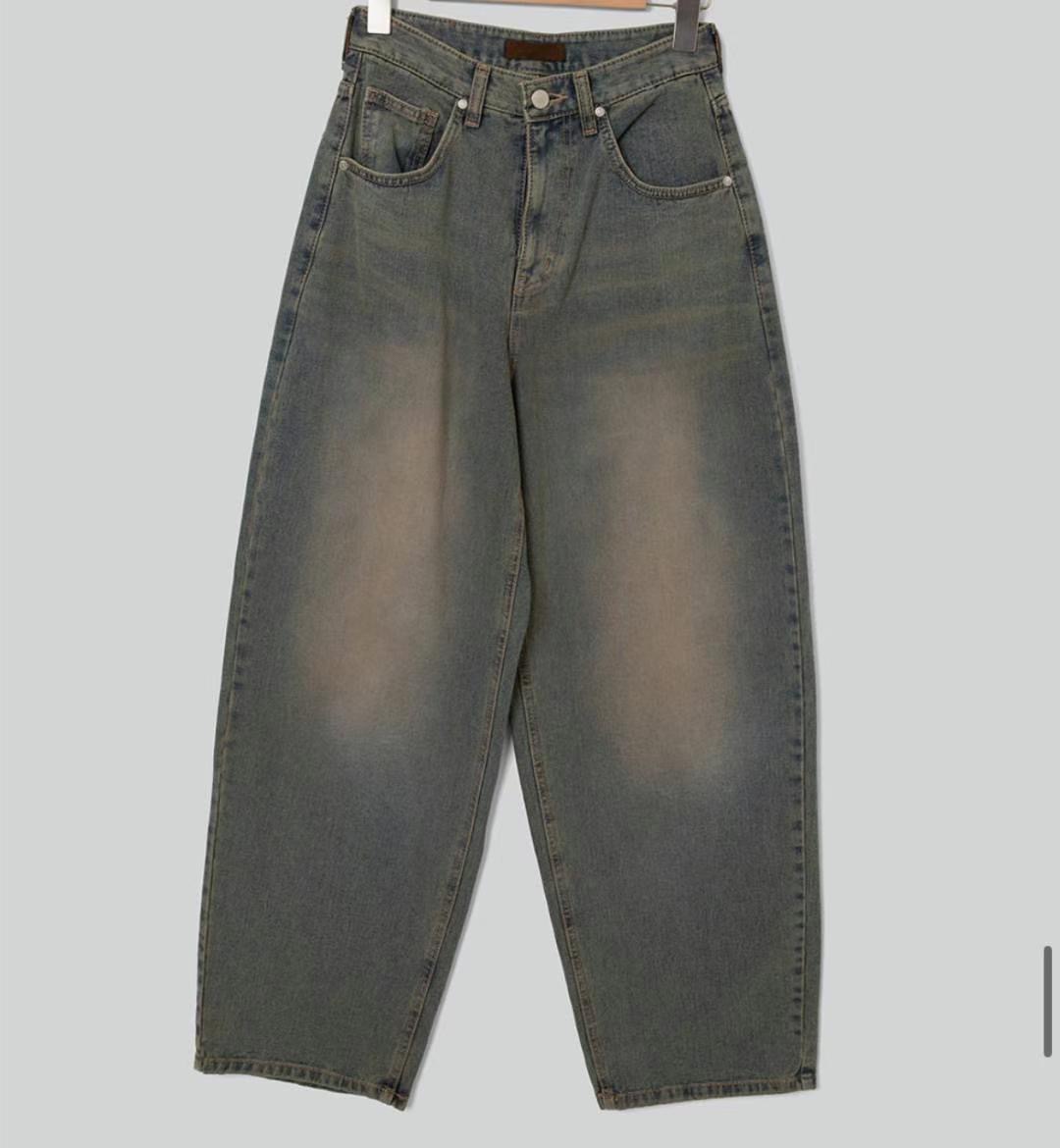 1one.chaser東大門代購女士新品25春夏熱賣時尚人氣牛仔褲1one.chaser牛仔褲