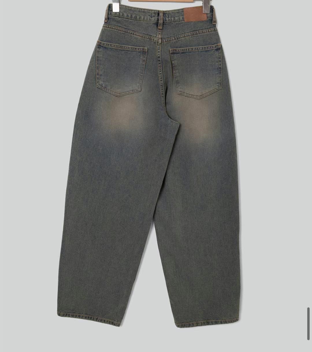 1one.chaser東大門代購女士新品25春夏熱賣時尚人氣牛仔褲1one.chaser牛仔褲