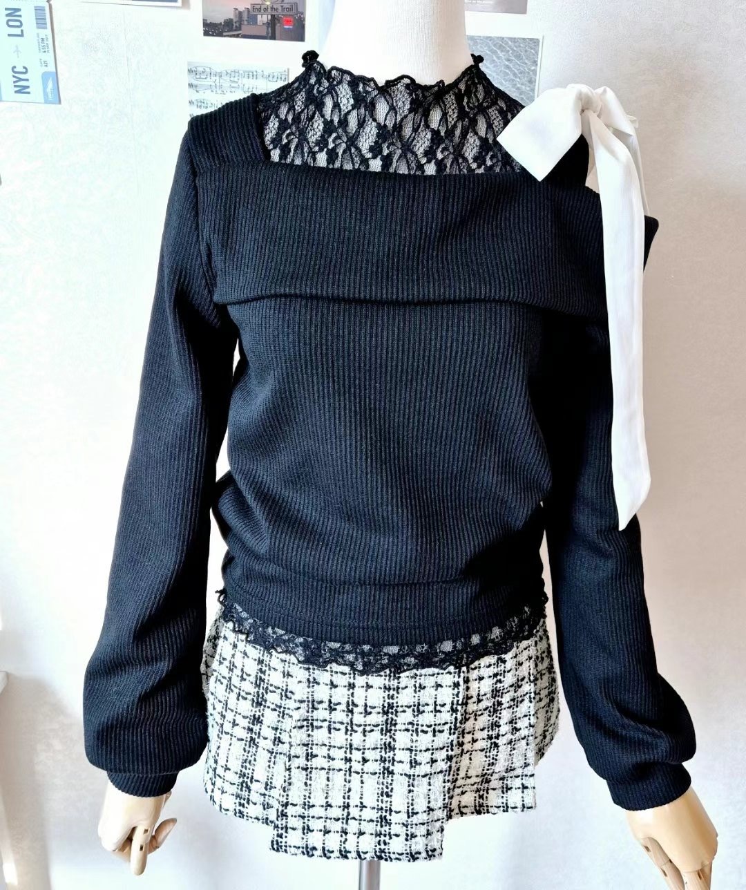 ITCLO-잇클로-T韓國代購女裝新品25春夏真品推薦人氣長袖T恤ITCLO長袖T恤圖色4