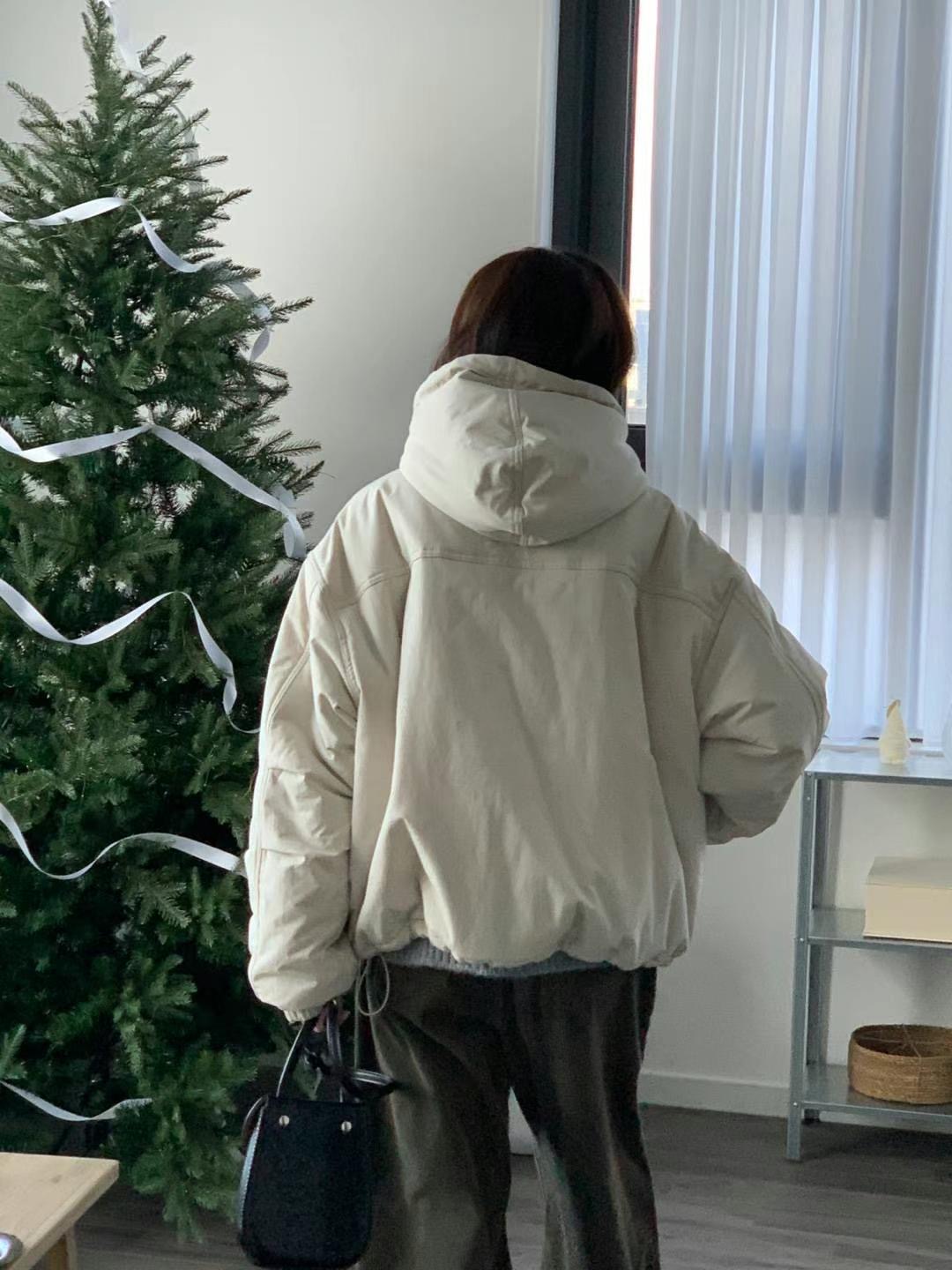GAMGAK韓國直郵東大門代購女裝新品職業真品25春夏短款棉服GAMGAK短款棉服