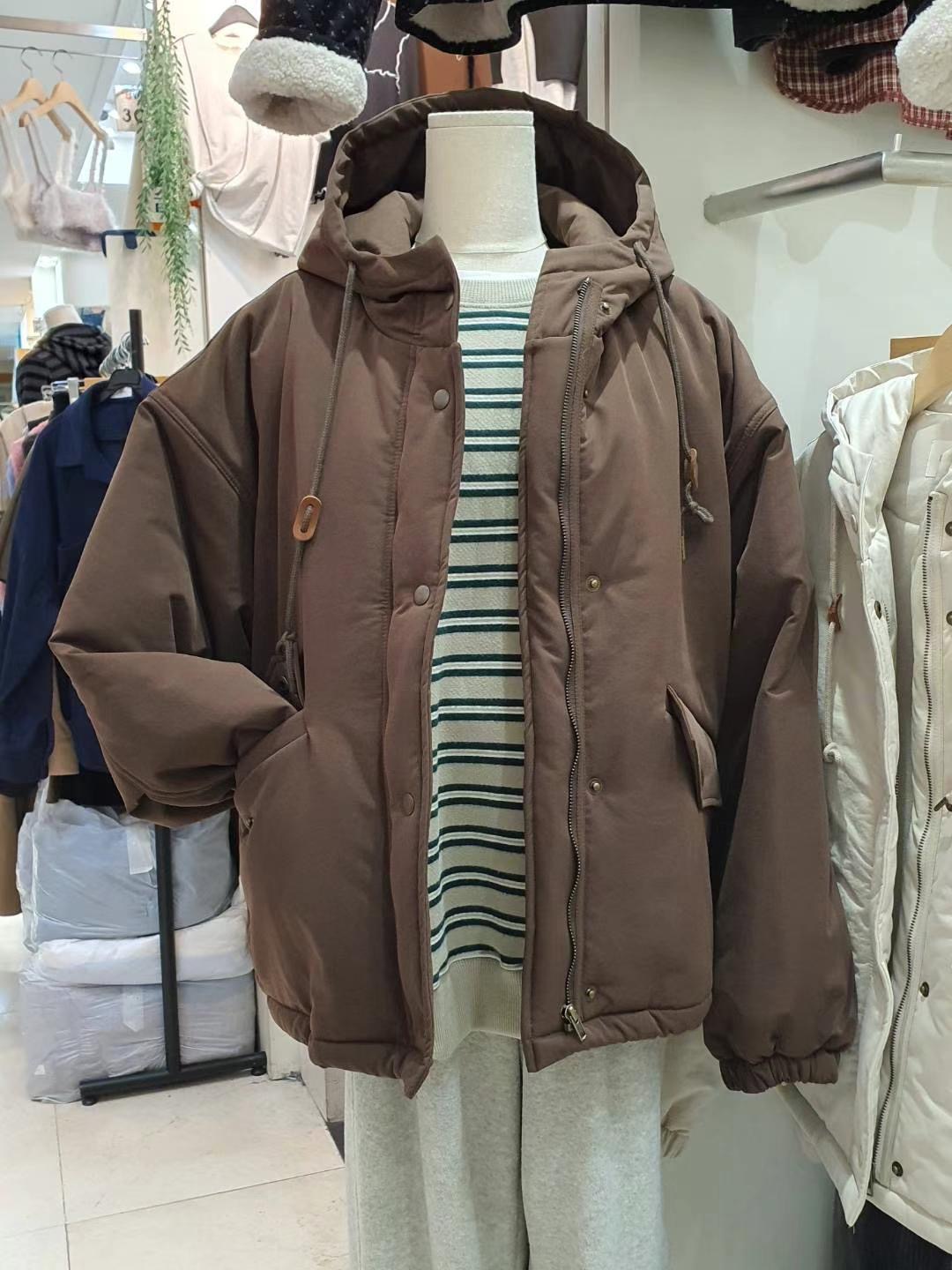GAMGAK韓國直郵東大門代購女裝新品職業真品25春夏短款棉服GAMGAK短款棉服圖色2