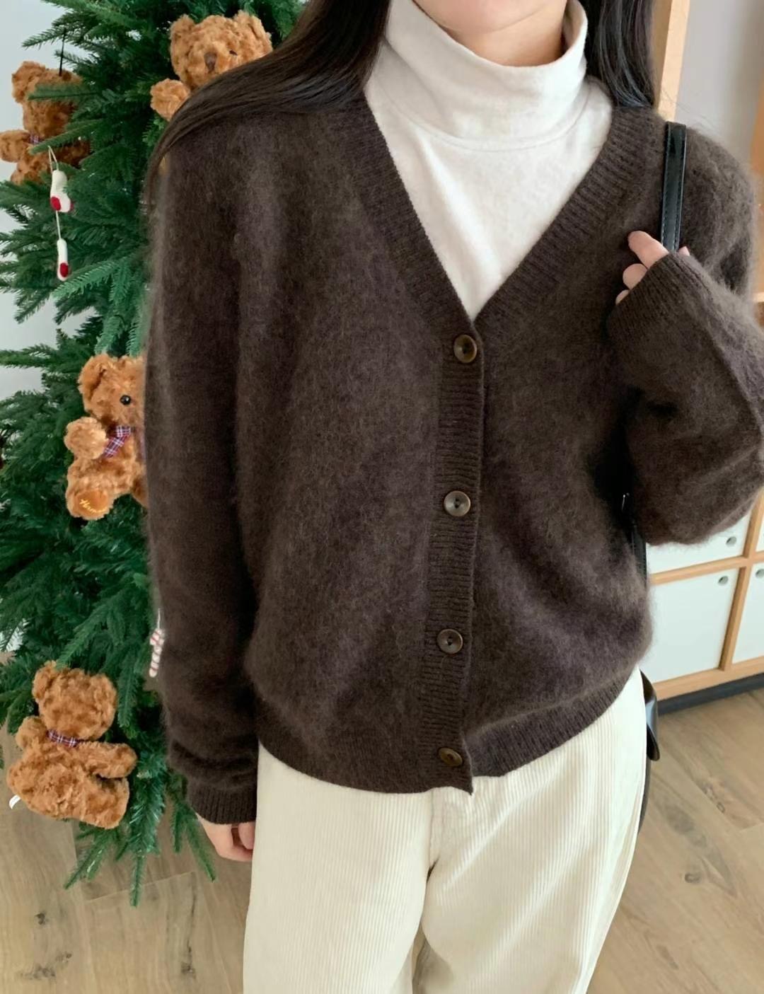 GAMGAK直郵韓國代購女裝新品25春夏人氣時尚推薦職業針織衫GAMGAK針織衫