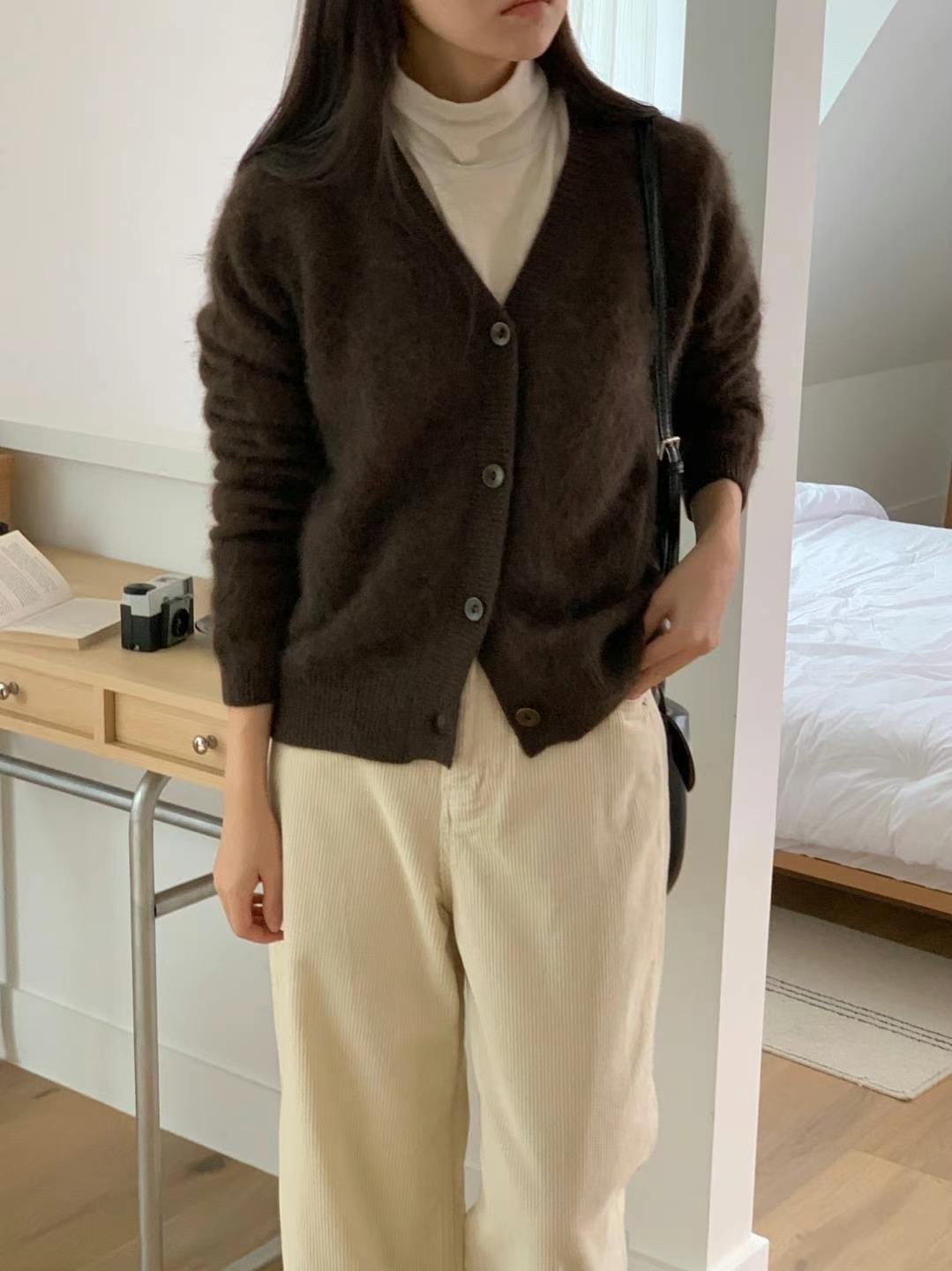 GAMGAK直郵韓國代購女裝新品25春夏人氣時尚推薦職業針織衫GAMGAK針織衫