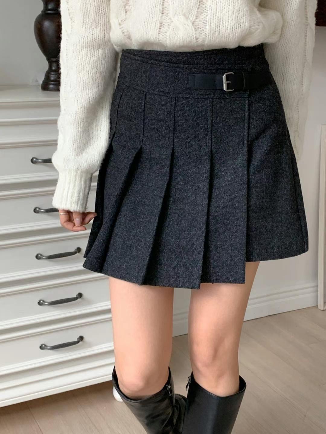 CHLEO GIRL-클레오걸-T韓國直郵東大門實拍女裝新品熱賣短裙CHLEO GIRL短裙圖色2