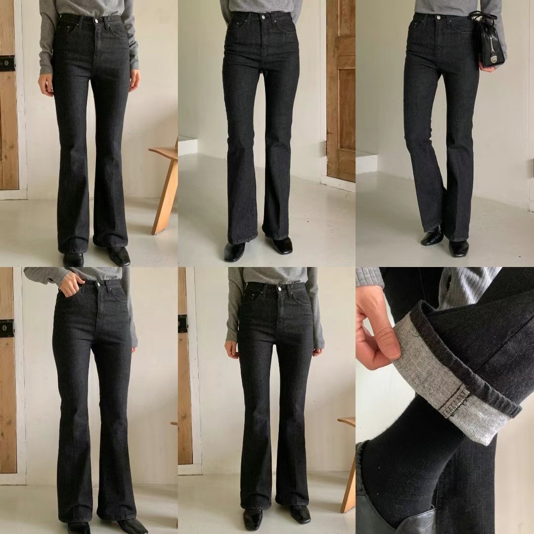 MISSJEAN韓國直郵女裝新品熱賣時尚人氣25春季25春夏牛仔褲MISSJEAN牛仔褲
