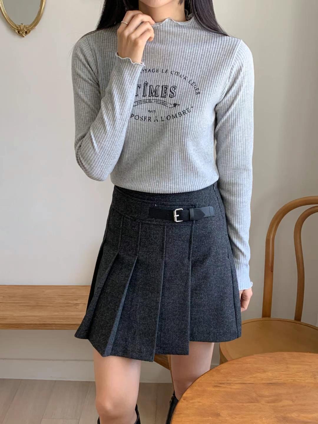 CHLEO GIRL-클레오걸-T韓國直郵東大門代購女裝新品熱賣長袖T恤CHLEO GIRL長袖T恤