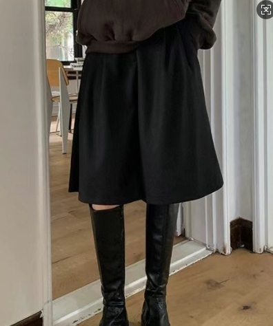 FLATYOU韓國直郵東大門實拍女裝新款時尚休閑推薦熱賣人氣短褲AUBEENDEAR短褲圖色2