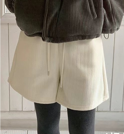 FLATYOU韓國直郵東大門實拍女裝新款休閑真品職業25春季短褲九分AUBEENDEAR短褲