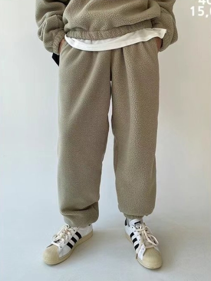 FLATYOU直郵韓國代購女裝新款人氣時尚熱賣真品25春季休閑褲羊毛AUBEENDEAR休閑褲圖色2