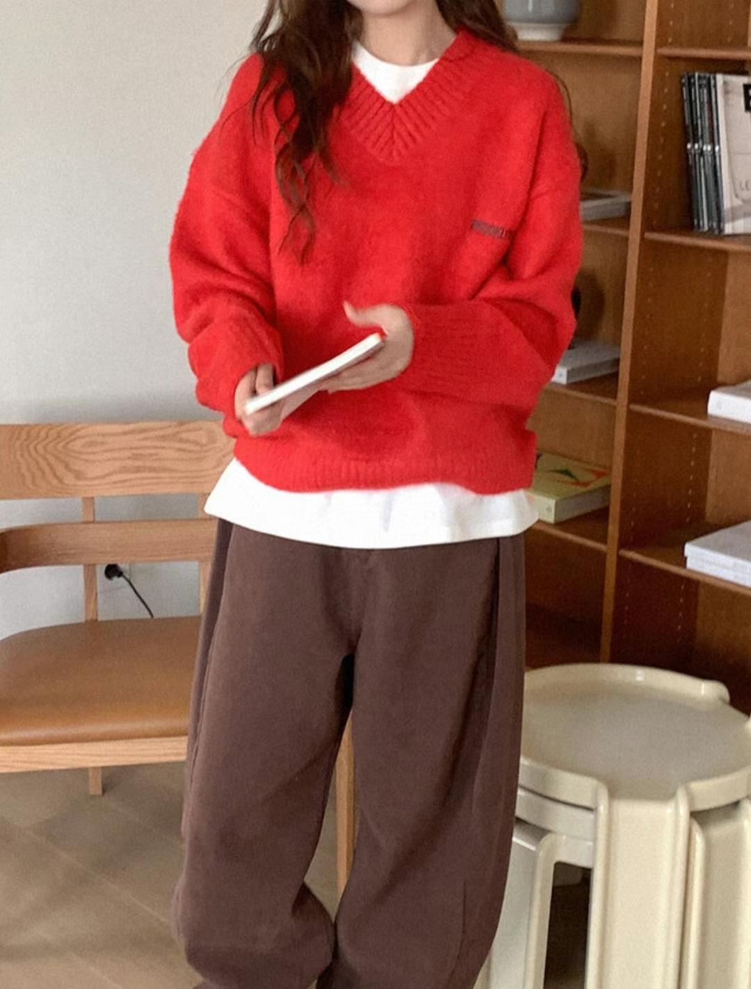 ASKMEAQUESTION東大門代購女裝新款推薦熱賣真品25春夏針織衫ASKMEAQUESTION針織衫圖色2