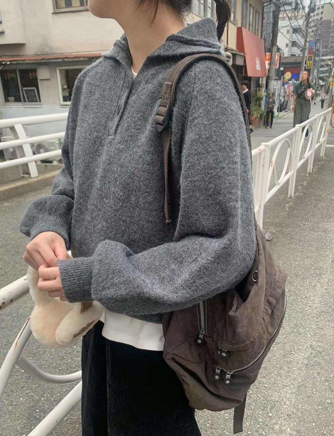 ATTIC韓國直郵女裝新款真品人氣職業休閑熱賣推薦25春夏針織衫ATTIC針織衫