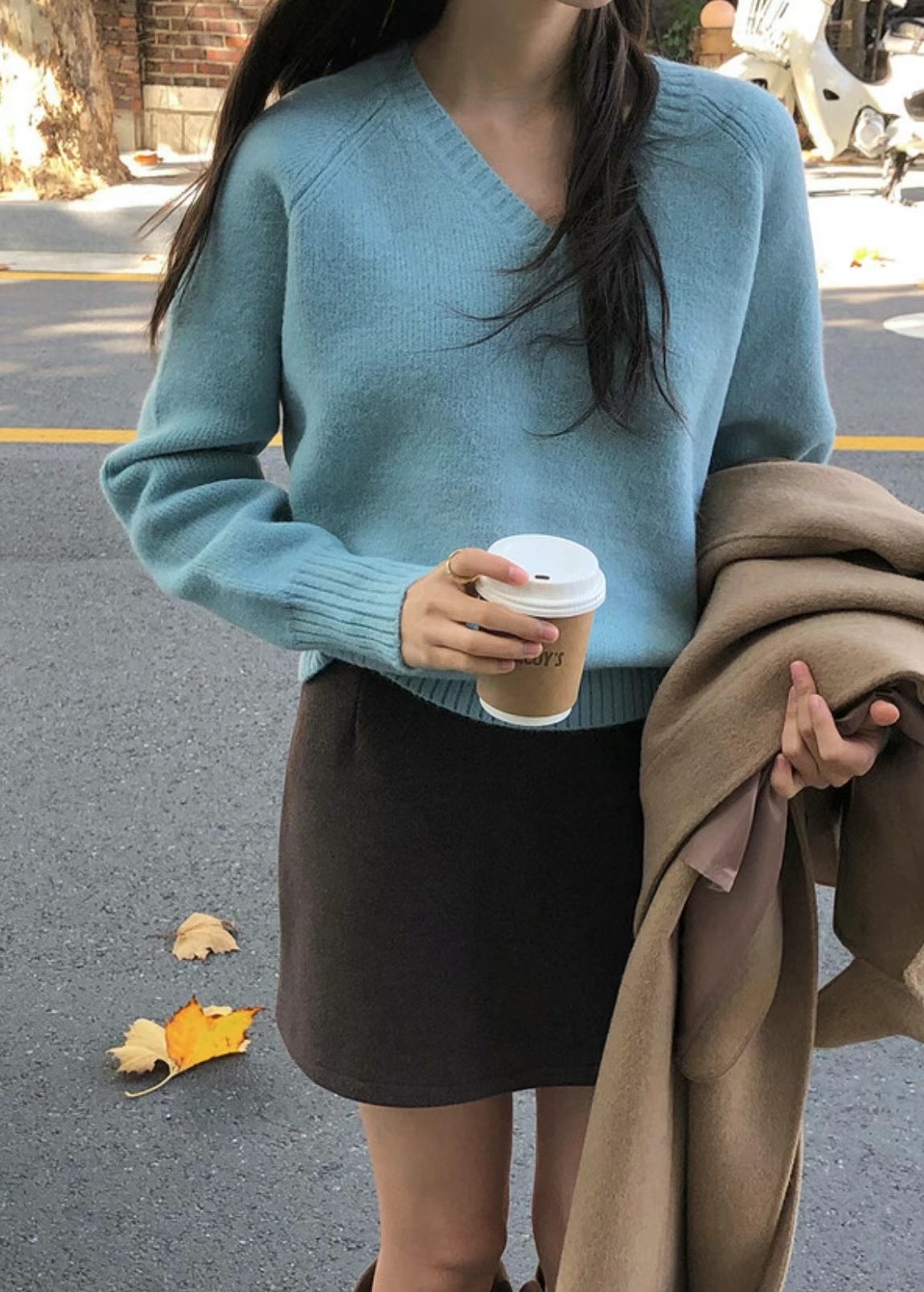 ATTIC韓國直郵女裝新品25春季休閑推薦25春夏職業針織衫羊毛ATTIC針織衫圖色3