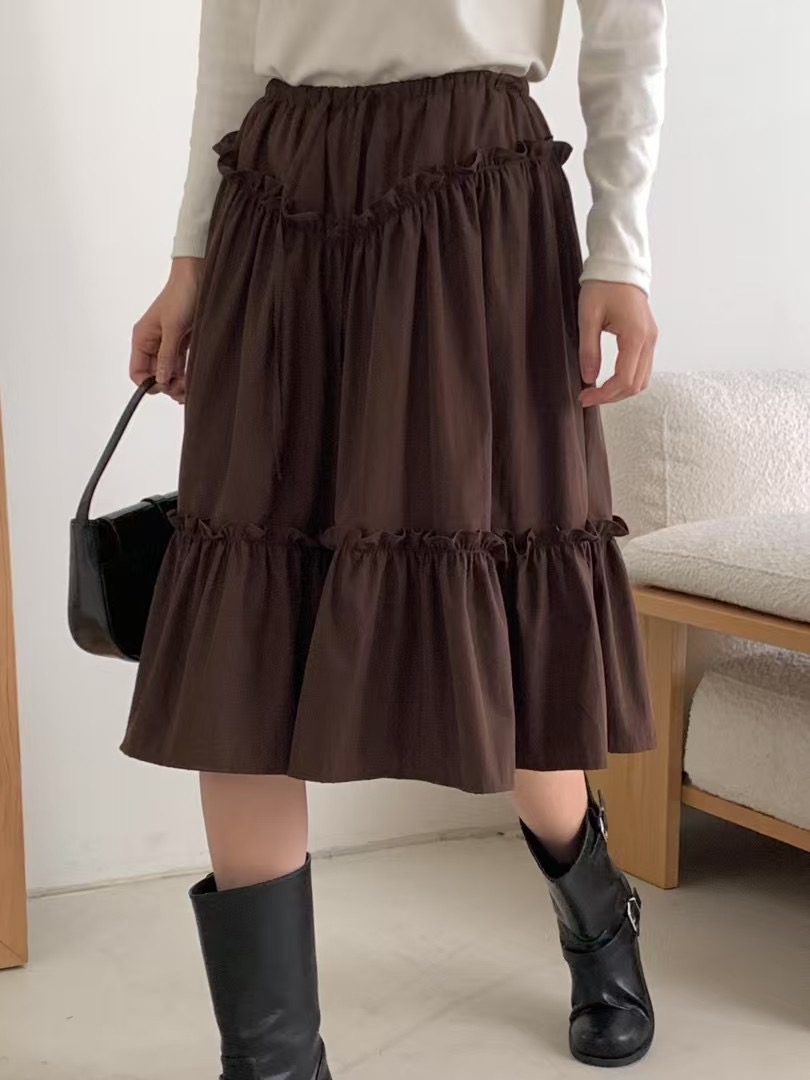 FORME韓國直郵女裝新款人氣真品時尚職業休閑熱賣半身裙中短裙FORME半身裙/中短裙
