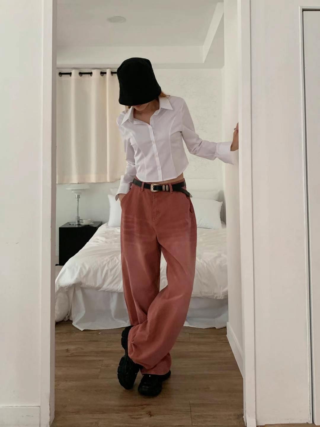 STYLE LAB韓國直郵女裝新品真品休閑時尚職業推薦25春季牛仔褲STYLE LAB牛仔褲