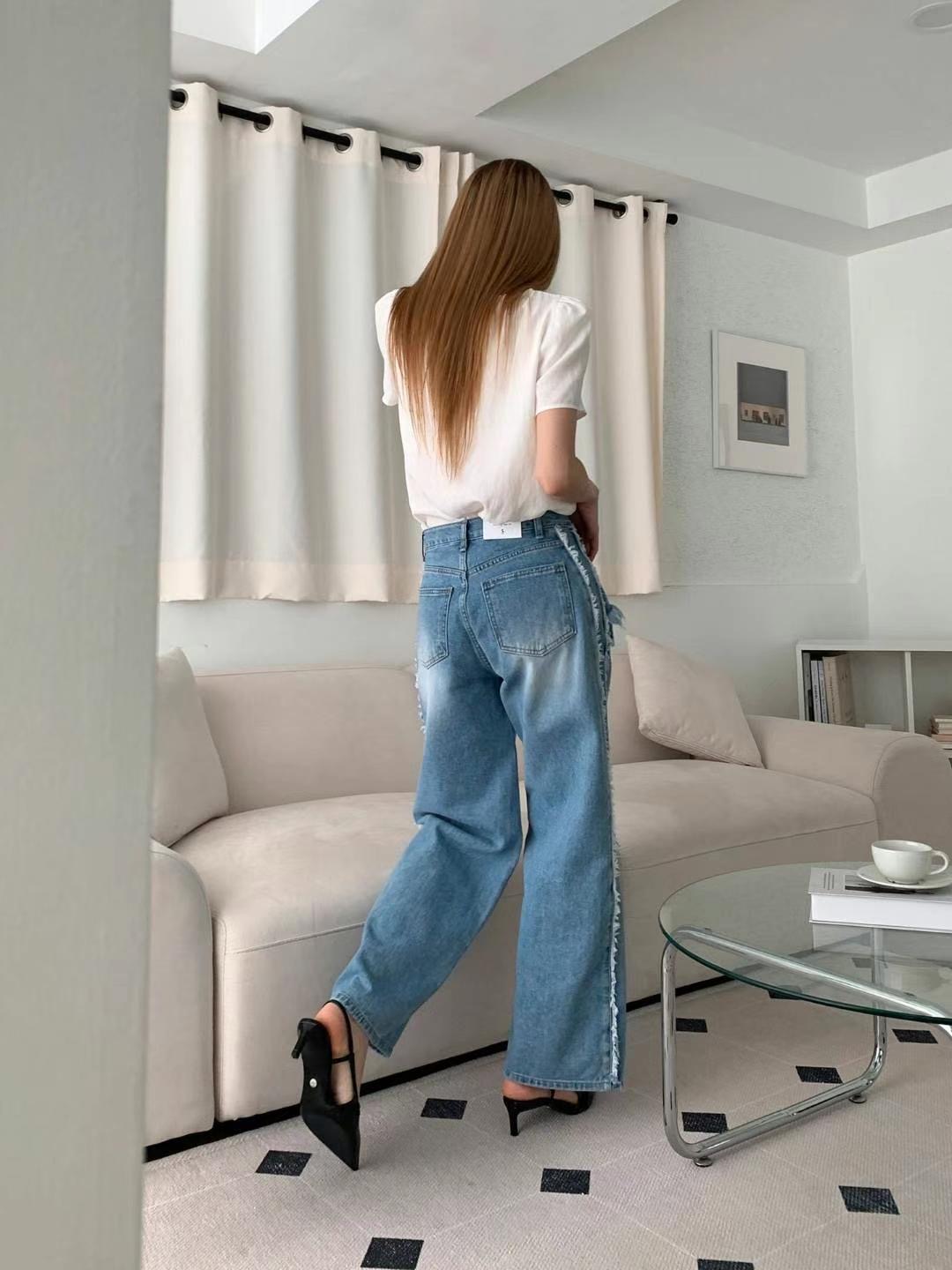 STYLE LAB韓國直郵東大門實拍女裝新款25春夏熱賣休閑牛仔褲STYLE LAB牛仔褲