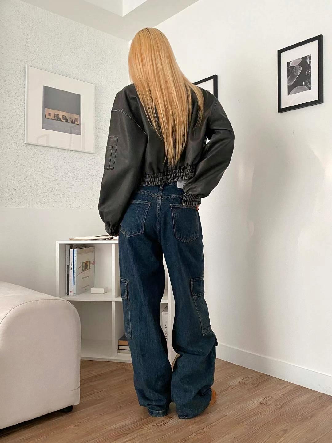 STYLE LAB直郵韓國代購女裝新品熱賣休閑真品人氣25春夏牛仔褲STYLE LAB牛仔褲