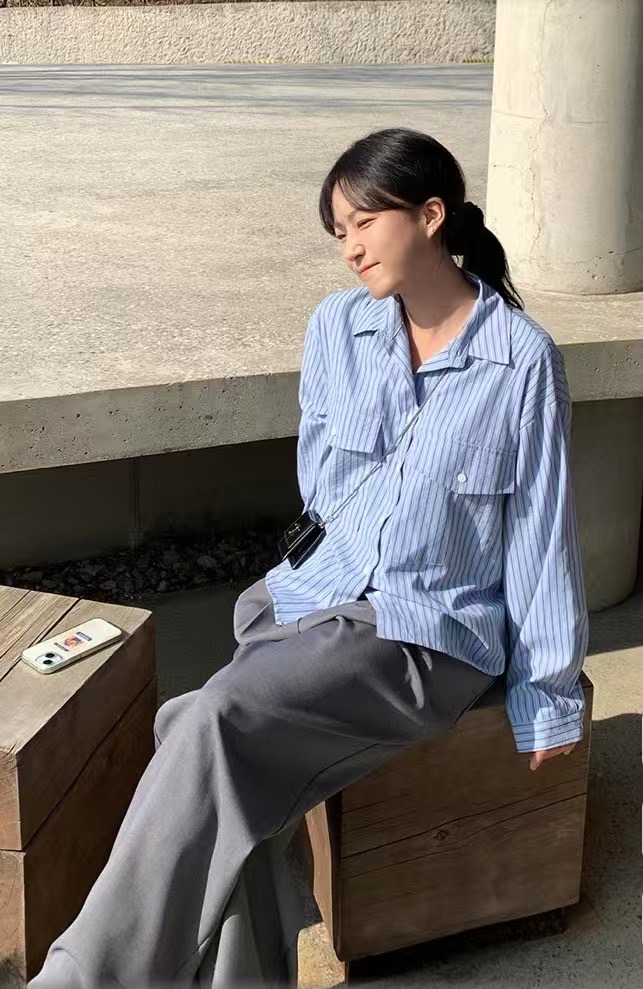 FORME韓國直郵東大門代購女裝新品真品25春季熱賣襯衫蕾絲衫FORME襯衫/蕾絲衫