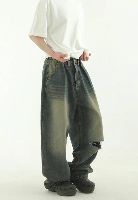 STYLE LAB韓國直郵東大門實拍女裝新品真品時尚職業牛仔褲STYLE LAB牛仔褲