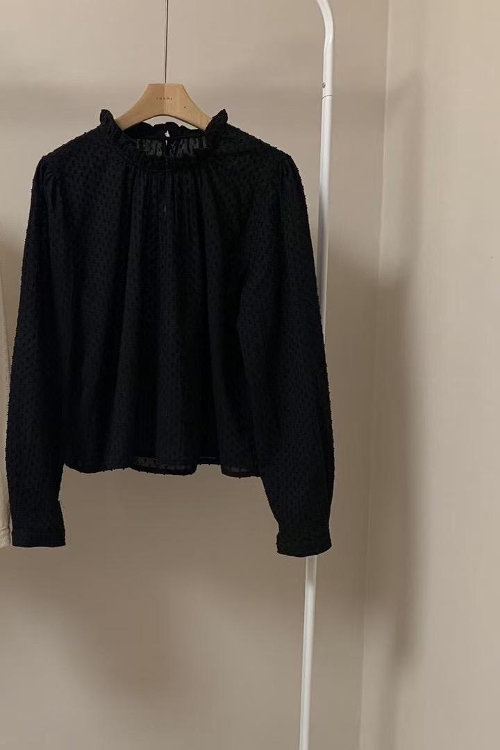 FORME韓國直郵東大門實拍女裝新品25春夏推薦時尚襯衫蕾絲衫FORME襯衫/蕾絲衫圖色2