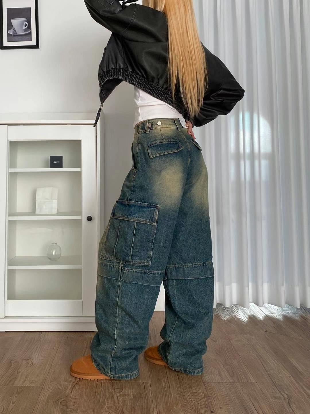 STYLE LAB韓國直郵東大門實拍女裝新款25春季職業推薦牛仔褲STYLE LAB牛仔褲