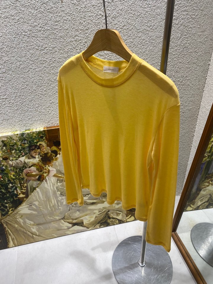 N BROWN韓國直郵女裝新款真品職業時尚休閑推薦長袖T恤天絲N BROWN長袖T恤圖色3