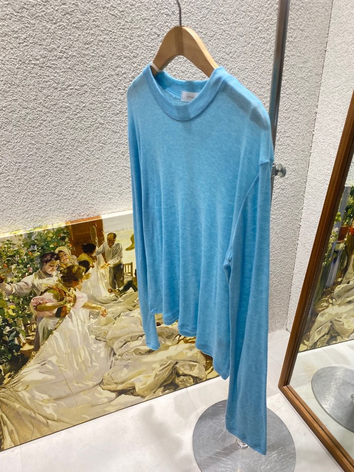 N BROWN韓國直郵女裝新款真品職業時尚休閑推薦長袖T恤天絲N BROWN長袖T恤圖色4