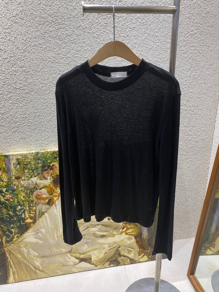 N BROWN韓國直郵女裝新款真品職業時尚休閑推薦長袖T恤天絲N BROWN長袖T恤圖色9