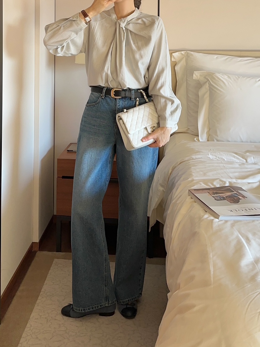 CEREAL東大門實拍女裝新款推薦真品休閑人氣25春夏時尚牛仔褲CEREAL牛仔褲