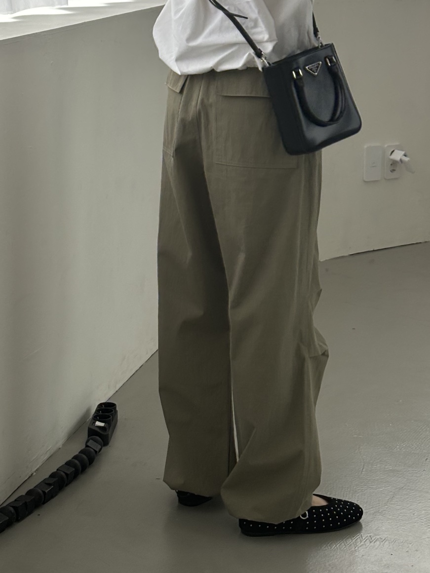 HOME GROUND韓國代購女士新品真品25春夏時尚推薦熱賣休閑褲HOME GROUND休閑褲