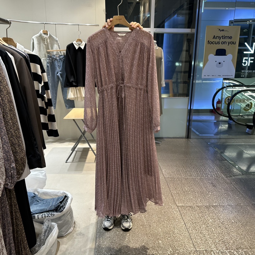 TERRACE韓國直郵女士新款職業推薦休閑時尚熱賣真品25春夏連衣裙TERRACE連衣裙圖色2