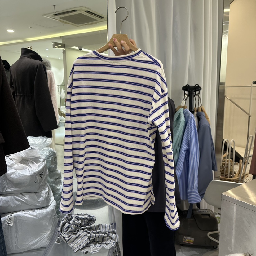 VERVE韓國直郵女裝新款推薦職業人氣真品熱賣時尚25春夏長袖T恤VERVE長袖T恤